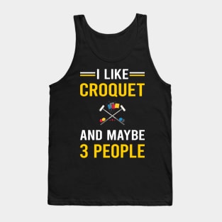 3 People Croquet Tank Top